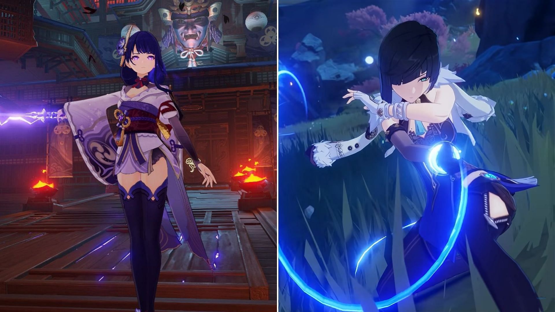 Raiden and Yelan are great together (Image via Genshin Impact)